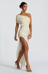 Laverna Midi Dress - Ivory