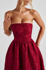 Saoirse Midi Dress - Red